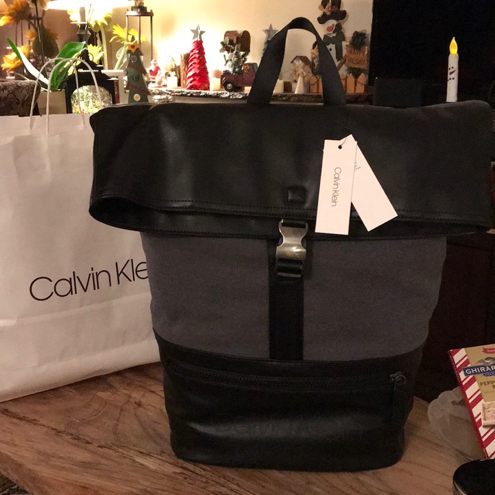 NWT Calvin Klein Laptop Backpack/Laptop Bag